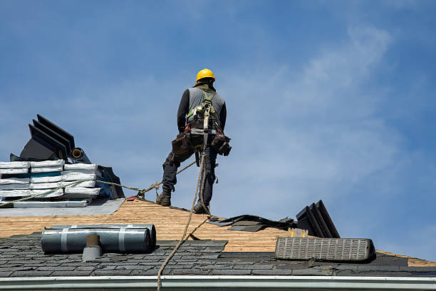 Professional Metal Roofing technician working in Swanville, MN